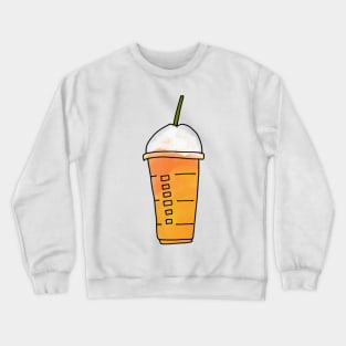 Iced Pumpkin Spice Latte Coffee Frappe Crewneck Sweatshirt